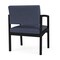 Lesro Lenox Steel Guest Chair, Denim (Blue) Seat, Denim Back, 24.5 W 24.5 L 32 H, Linette Vinyl Seat LS1201 - alternate 3